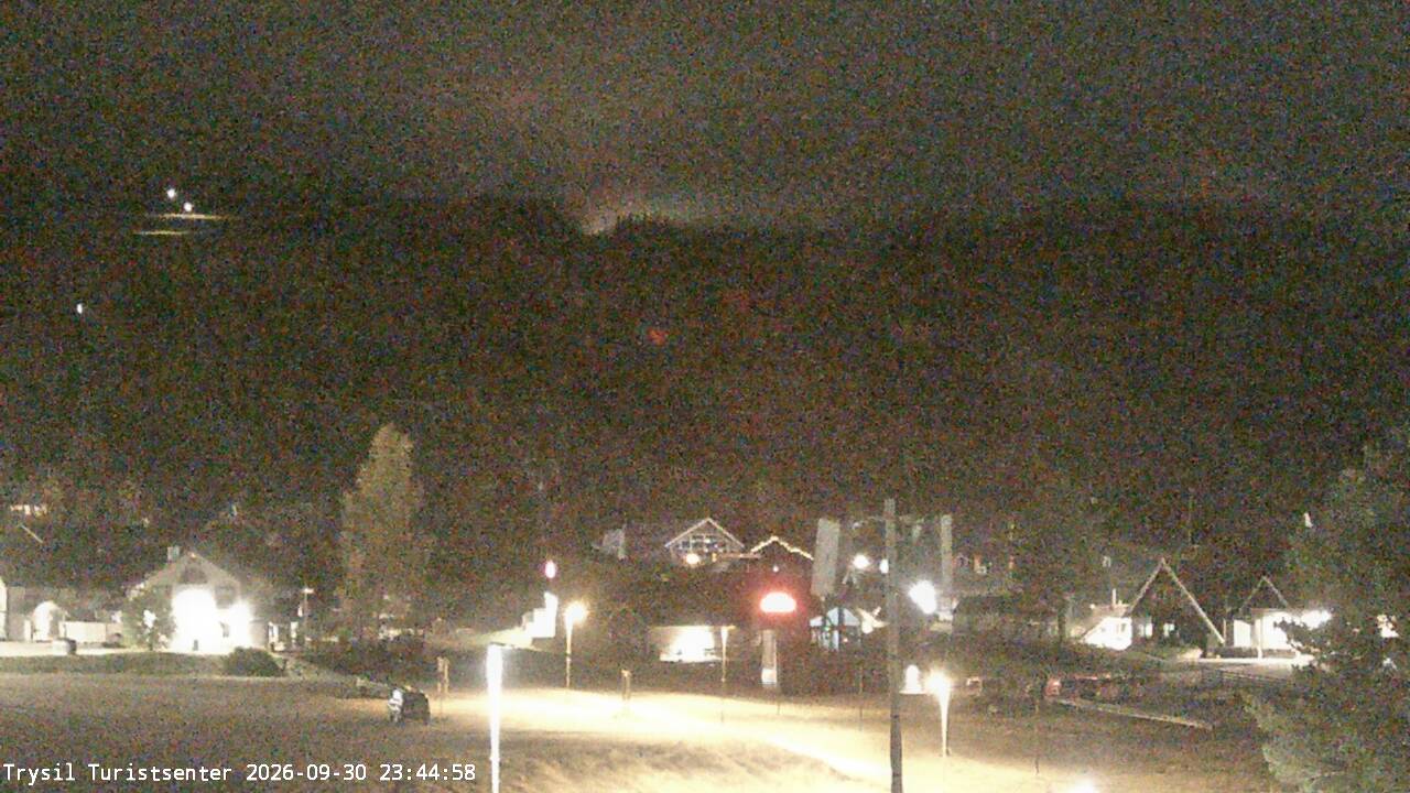Trysil Trysil Tourist Centre snow cam captured at 30 September 2026 at 11:45 pm GMT+2