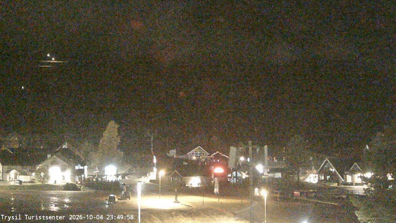 Trysil Trysil Tourist Centre snow cam captured at 4 October 2026 at 11:50 pm GMT+2