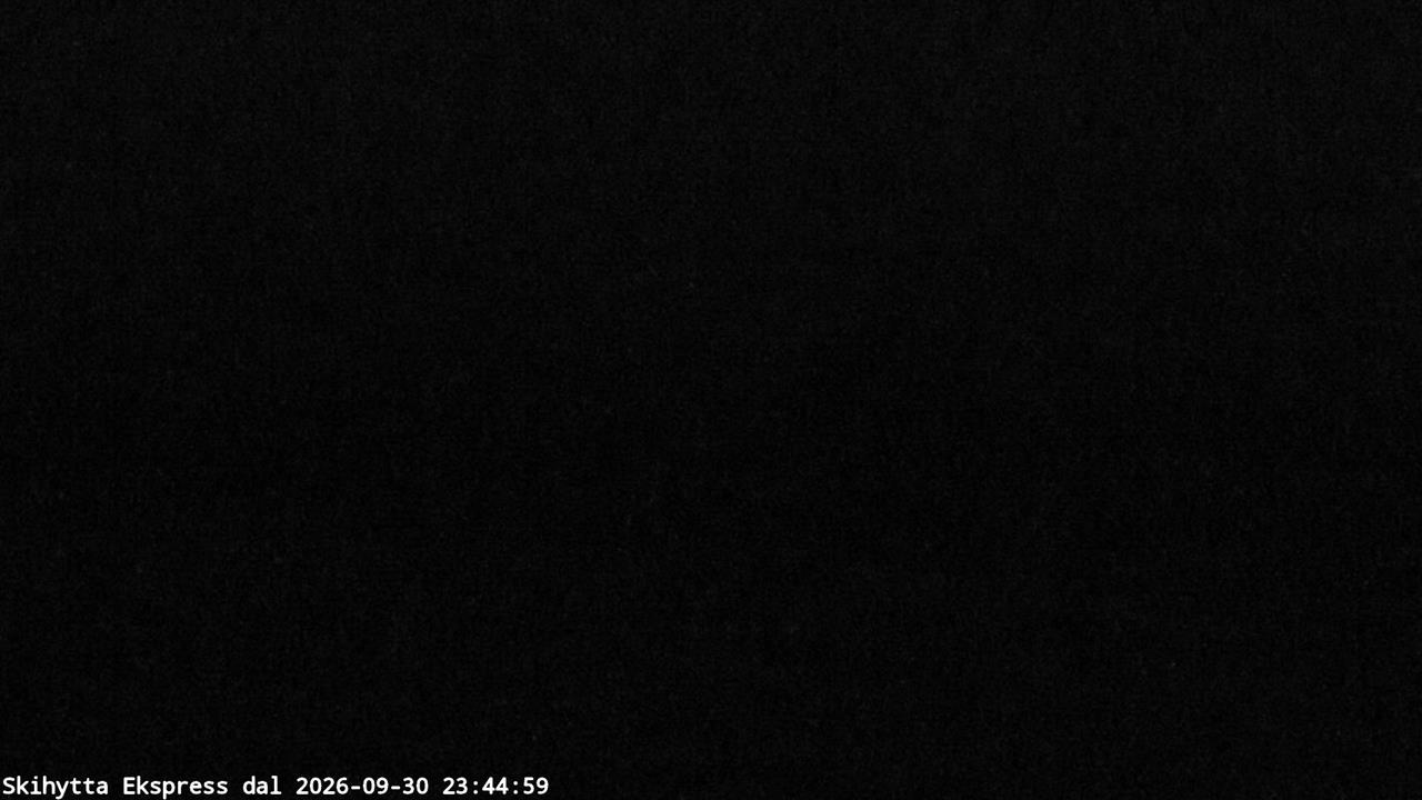 Trysil Skihytta Express Valley snow cam captured at 30 September 2026 at 11:45 pm GMT+2