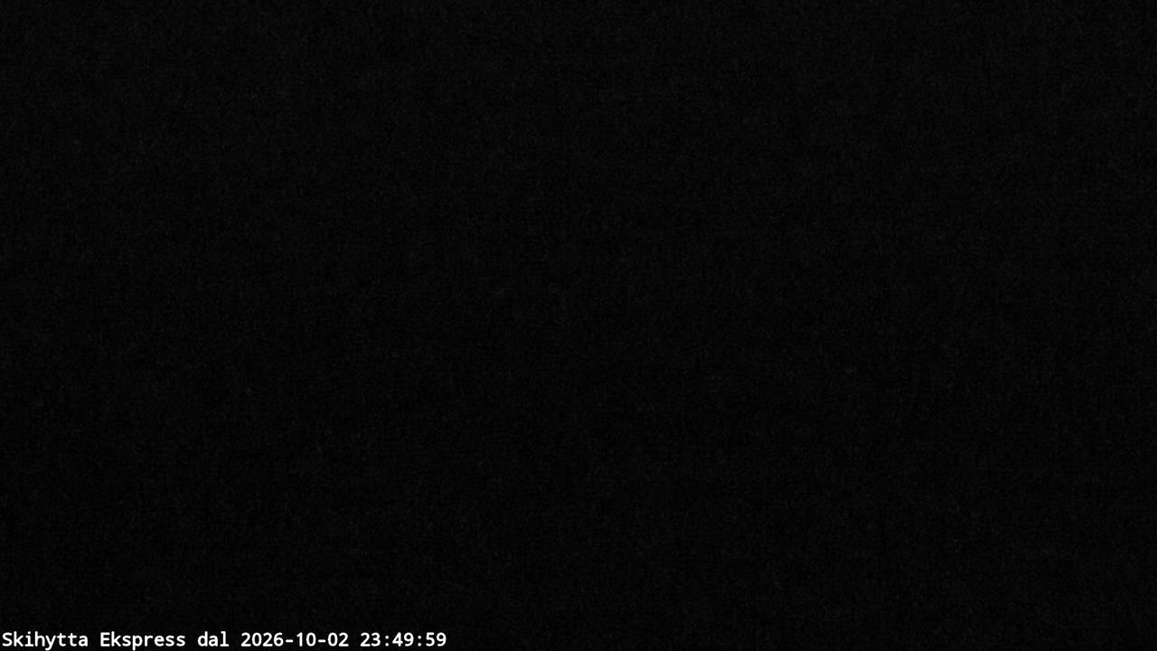 Trysil Skihytta Express Valley snow cam captured at 2 October 2026 at 11:54 pm GMT+2