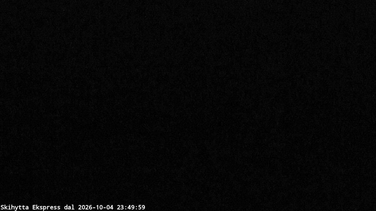 Trysil Skihytta Express Valley snow cam captured at 4 October 2026 at 11:50 pm GMT+2