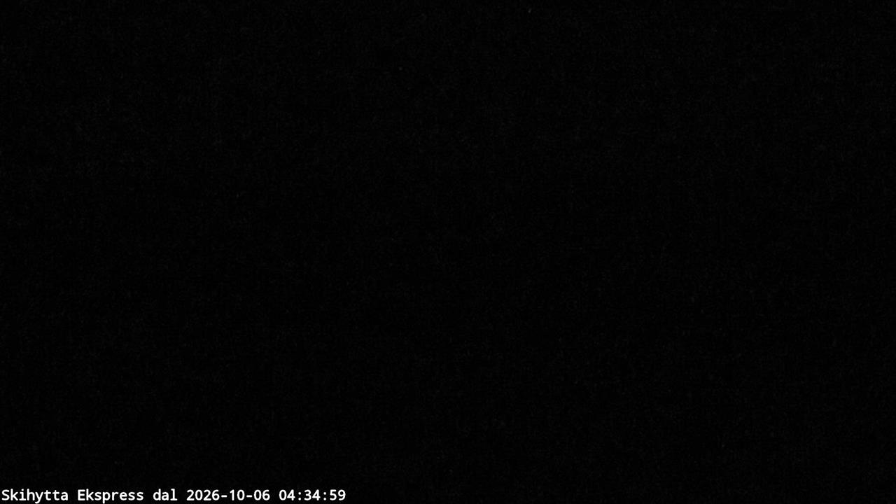 Trysil Skihytta Express Valley snow cam captured at 6 October 2026 at 4:39 am GMT+2