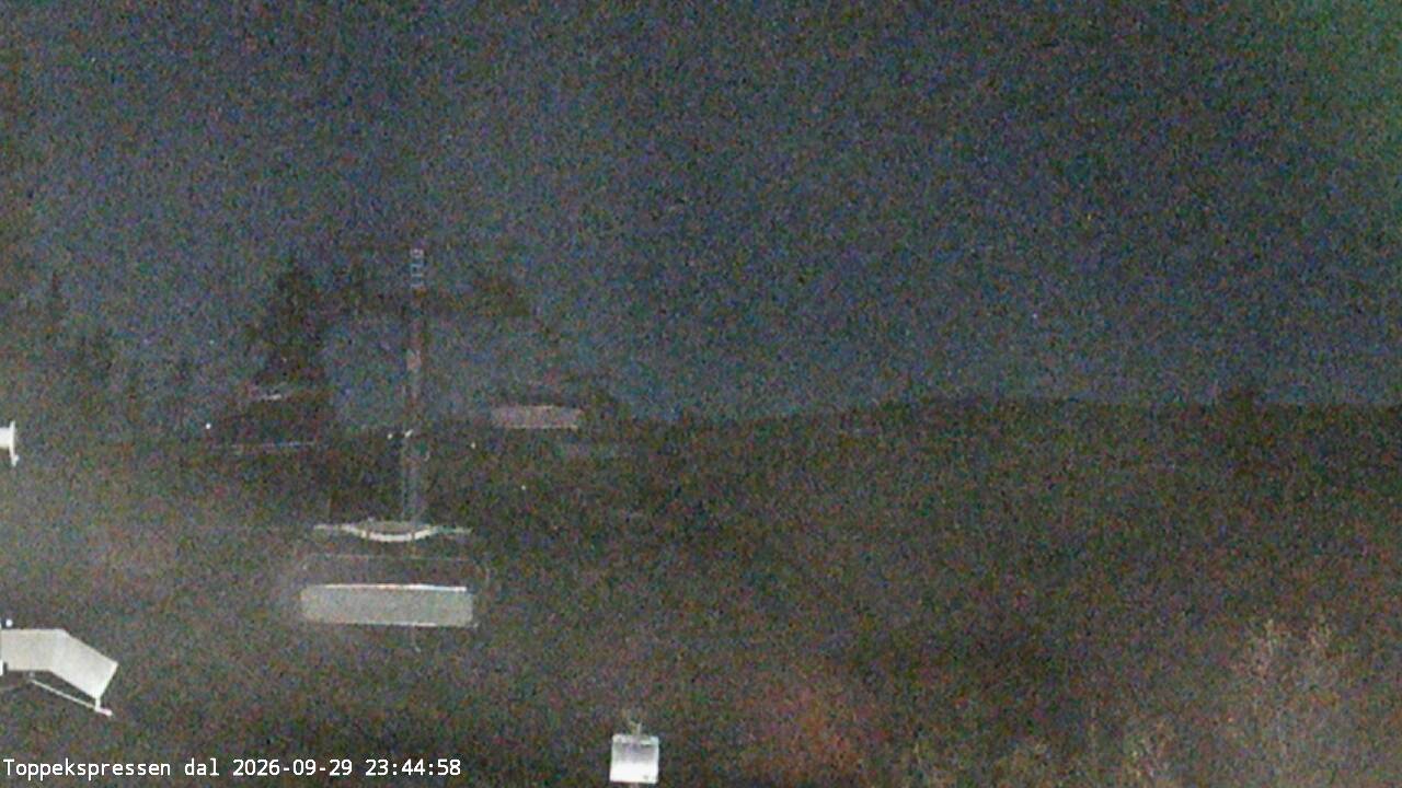 Trysil Top Express Valley snow cam captured at 29 September 2026 at 11:46 pm GMT+2