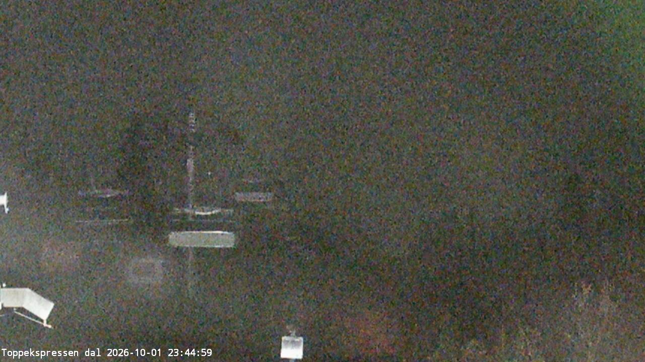 Trysil Top Express Valley snow cam captured at 1 October 2026 at 11:45 pm GMT+2