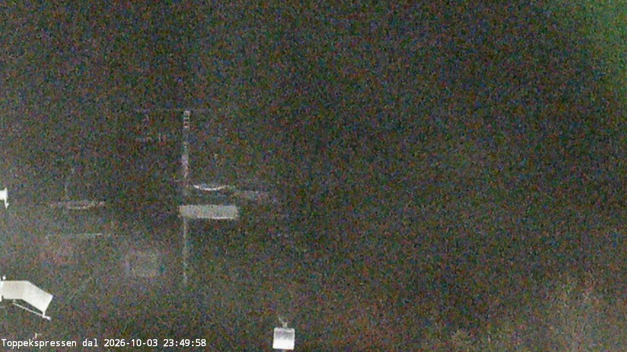 Trysil Top Express Valley snow cam captured at 3 October 2026 at 11:53 pm GMT+2