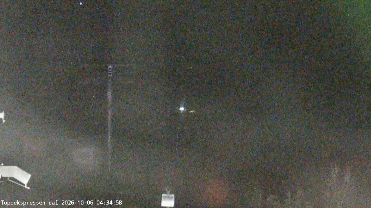 Trysil Top Express Valley snow cam captured at 6 October 2026 at 4:39 am GMT+2
