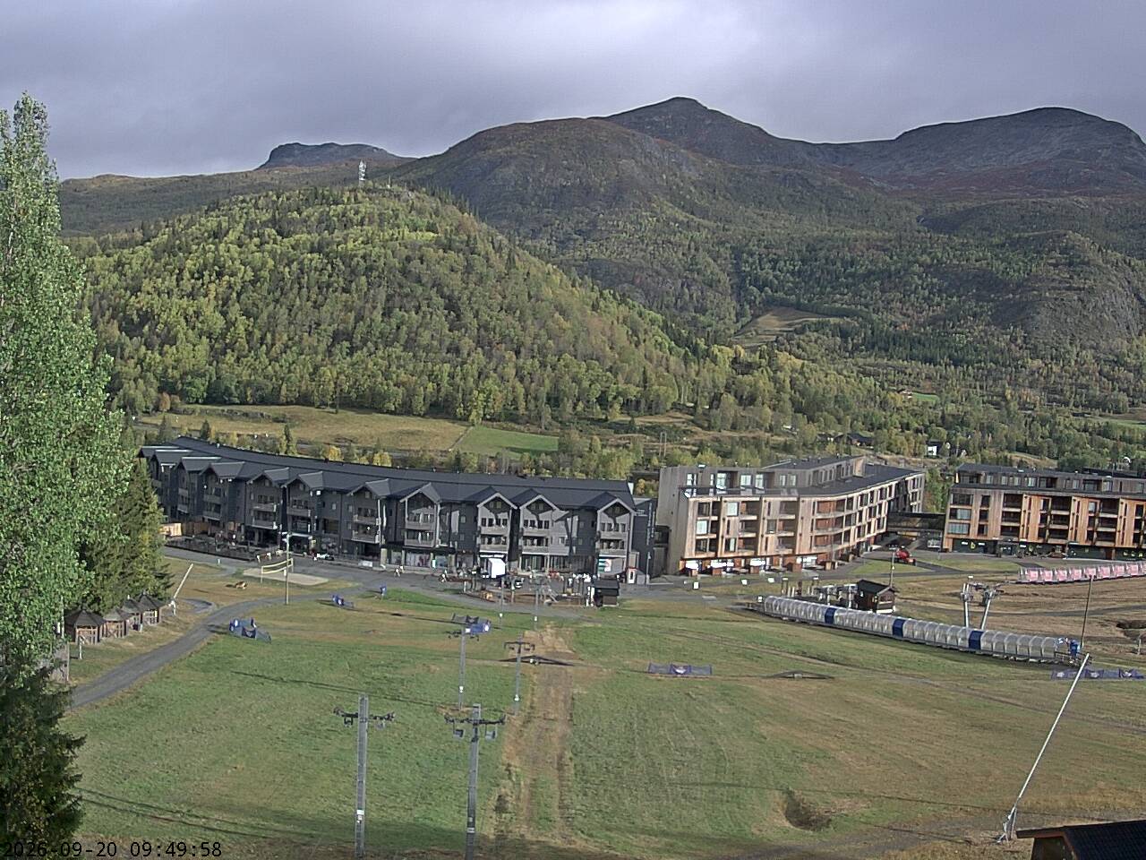 Hemsedal SkiStar Lodge snow cam captured at 20 September 2026 at 10:19 am GMT+2