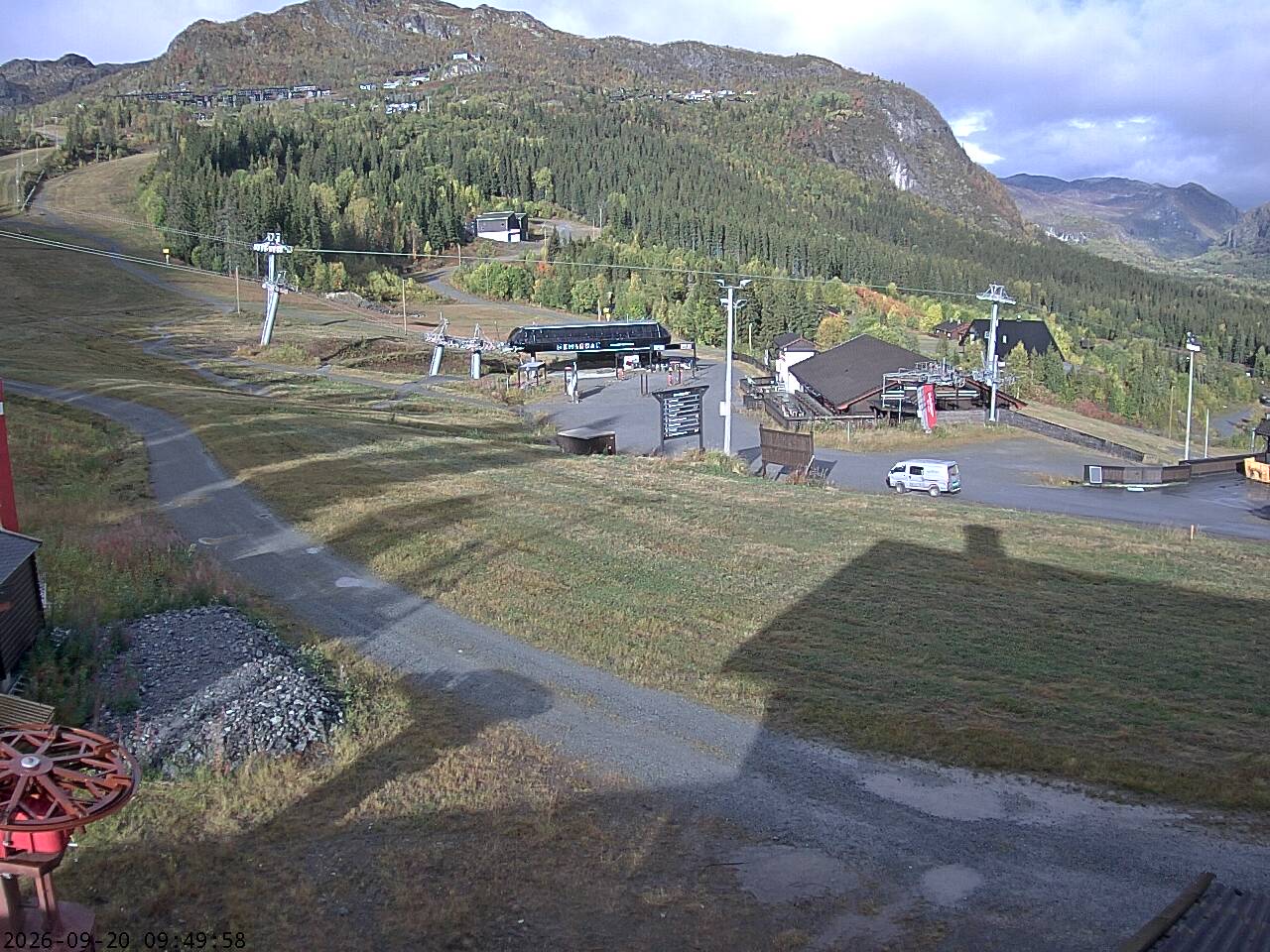 Hemsedal Base Area snow cam captured at 20 September 2026 at 10:19 am GMT+2