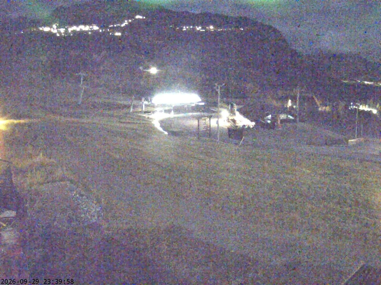 Hemsedal Base Area snow cam captured at 29 September 2026 at 11:41 pm GMT+2