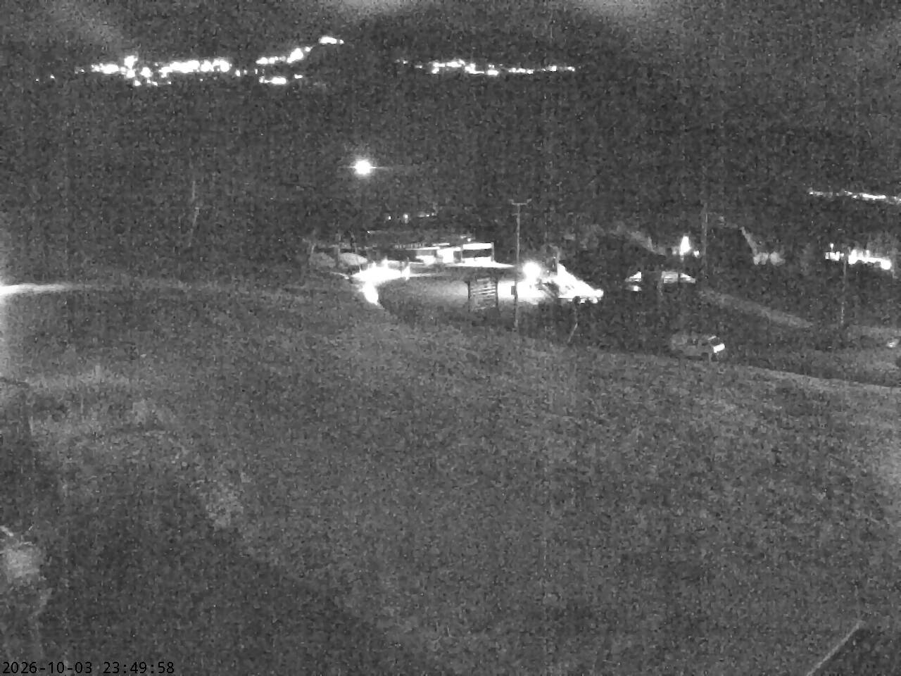 Hemsedal Base Area snow cam captured at 3 October 2026 at 11:51 pm GMT+2