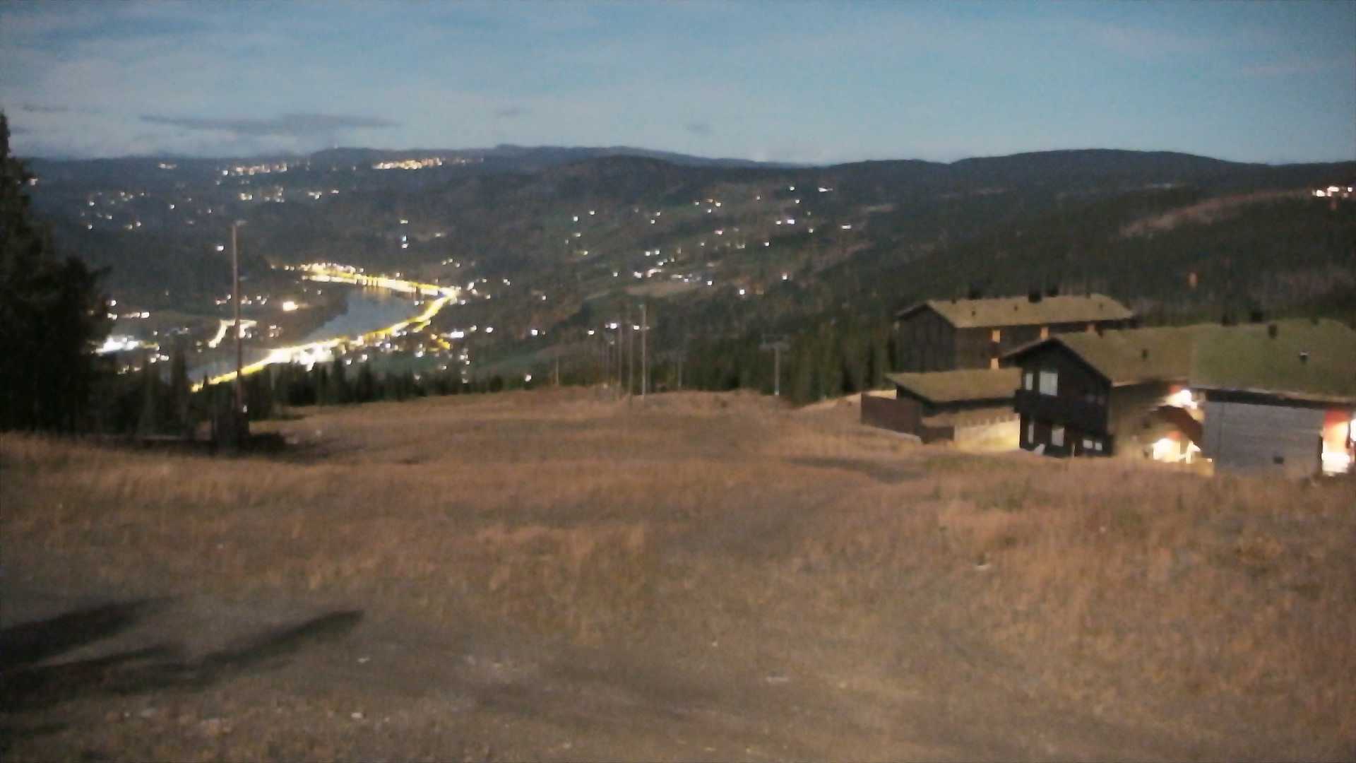 Hafjell Mosetertoppen - View 3 snow cam captured at 26 September 2026 at 11:53 pm GMT+2