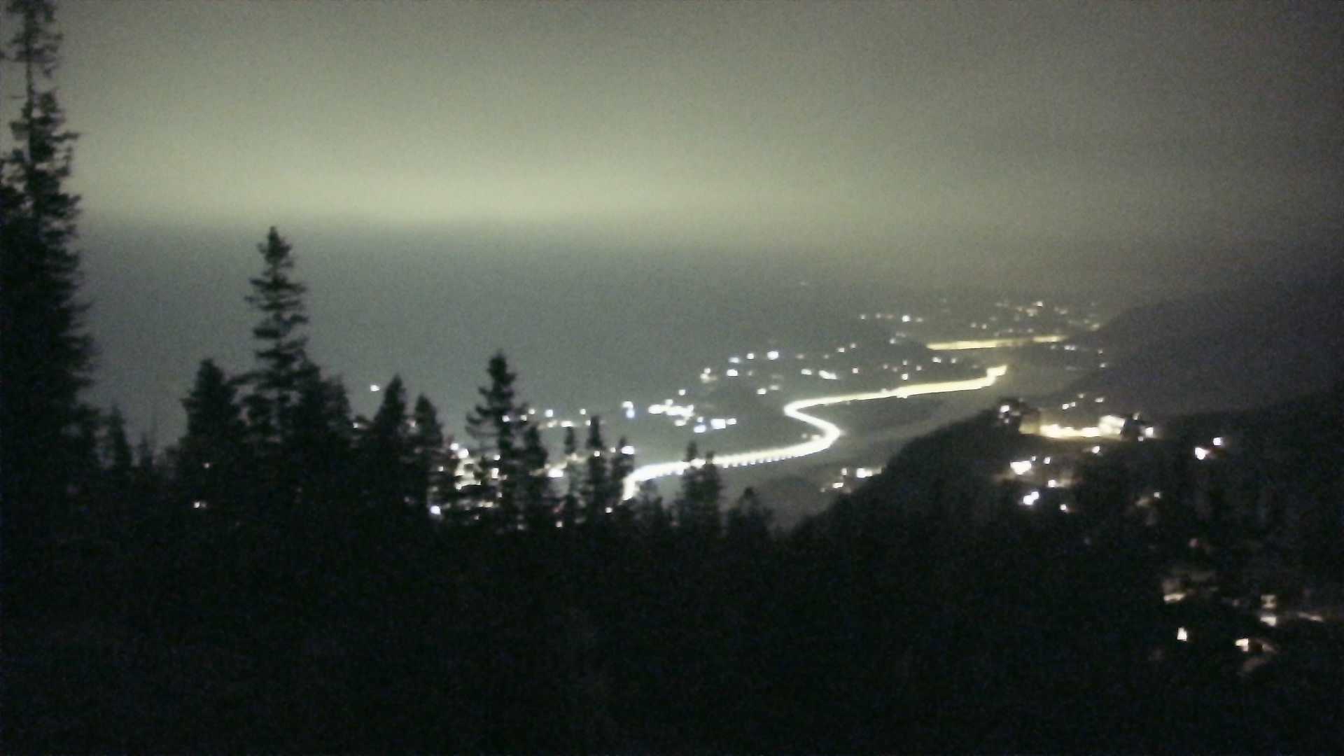 Kvitfjell Middle Station - View 1 snow cam captured at 1 October 2026 at 11:49 pm GMT+2