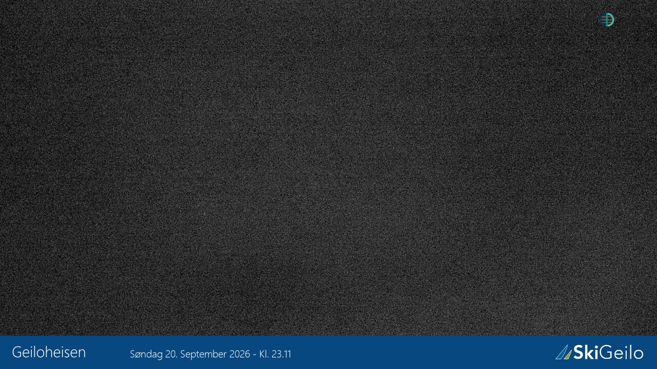 Geilo Geilotoppen Geiloheisen snow cam captured at 20 September 2026 at 11:20 pm GMT+2
