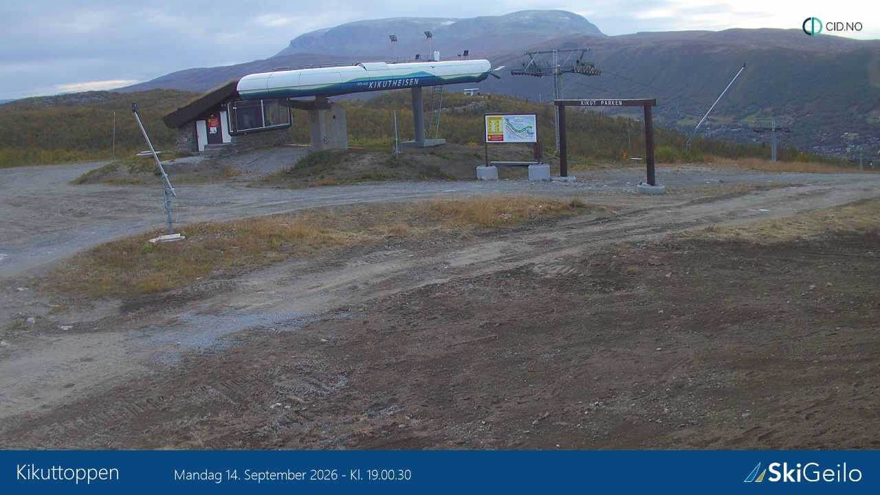 Geilo Geilo Timelapse snow cam captured at 14 September 2026 at 7:08 pm GMT+2