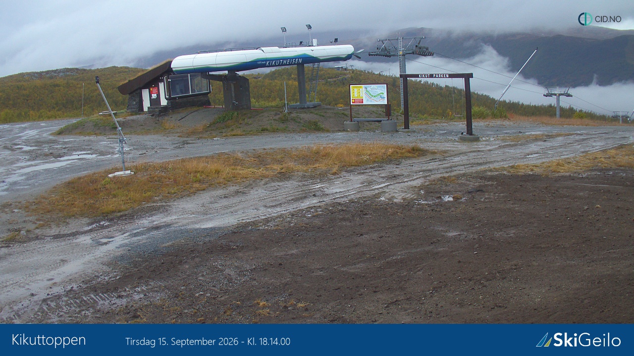 Geilo Geilo Timelapse snow cam captured at 15 September 2026 at 6:14 pm GMT+2