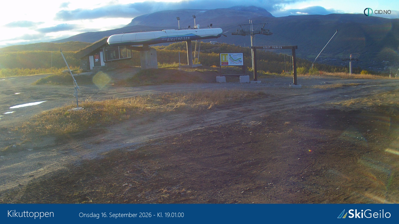 Geilo Geilo Timelapse snow cam captured at 16 September 2026 at 7:02 pm GMT+2
