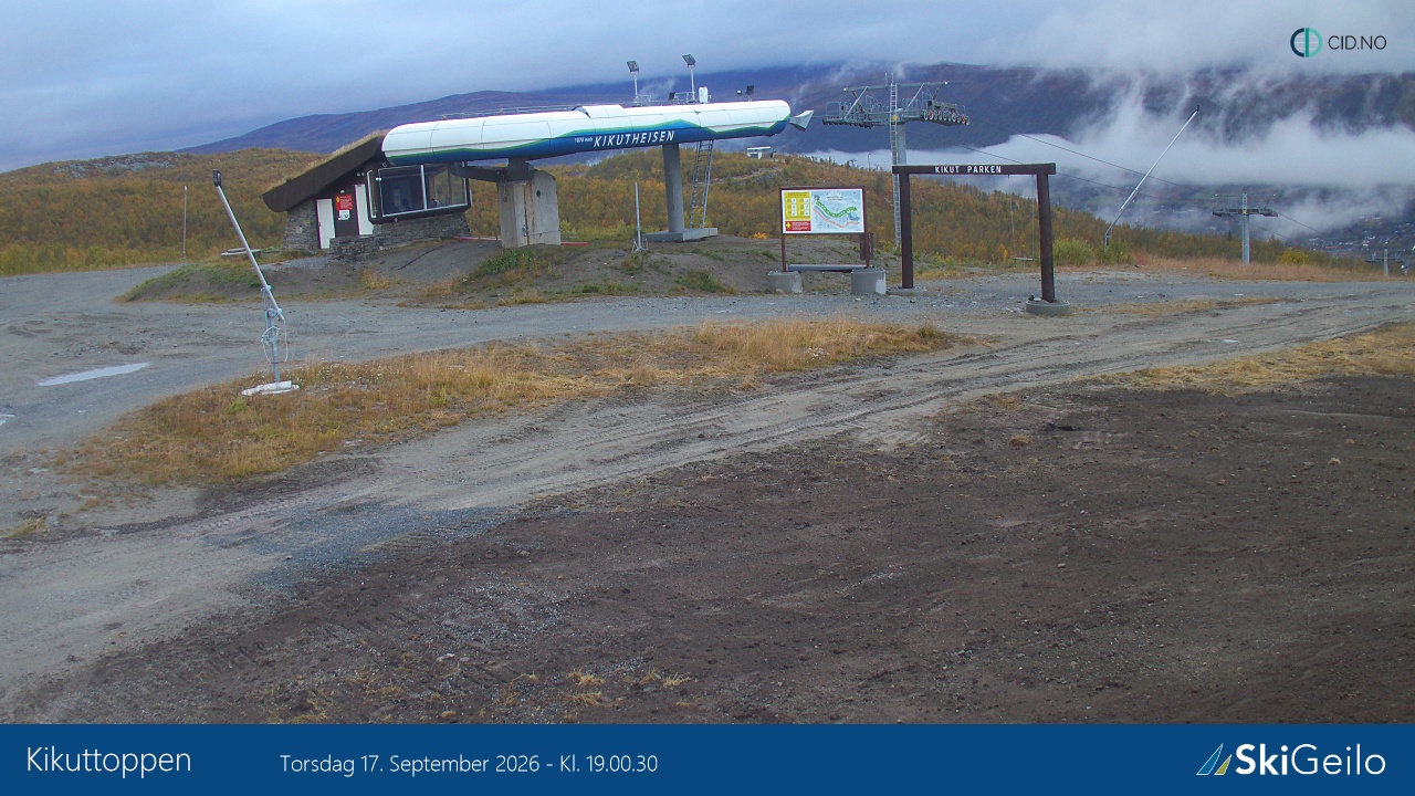 Geilo Geilo Timelapse snow cam captured at 17 September 2026 at 7:03 pm GMT+2