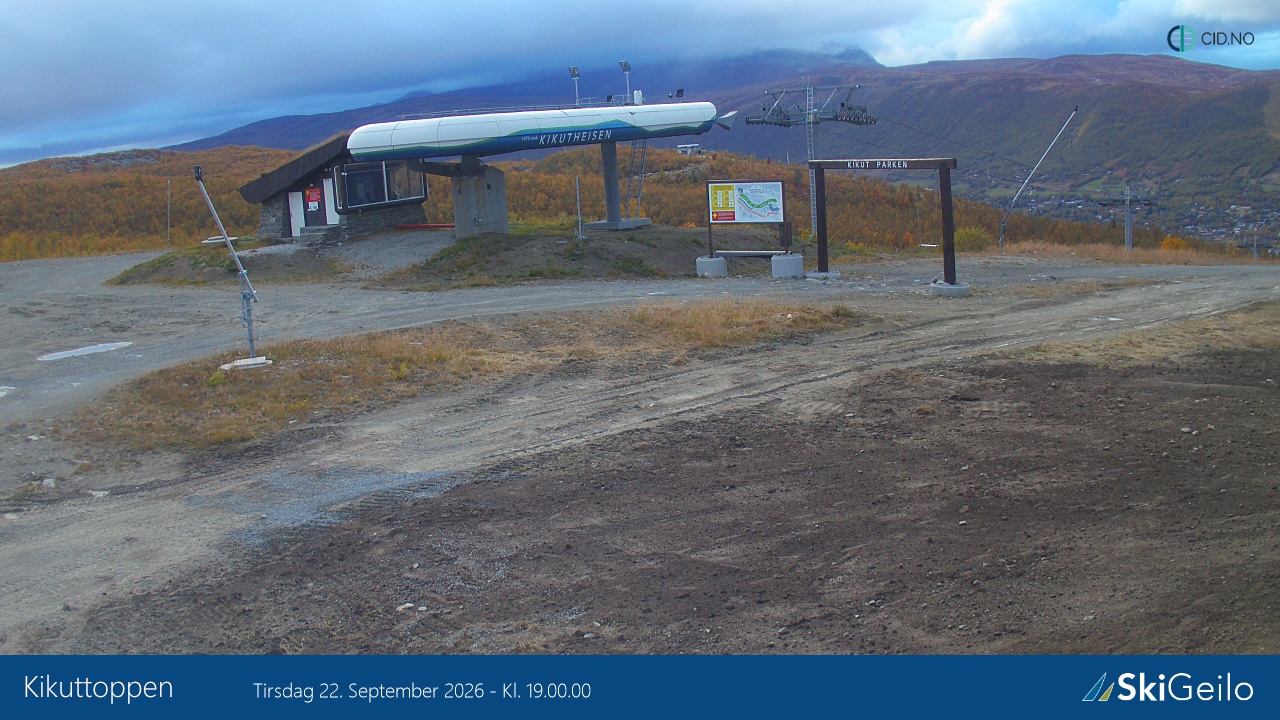 Geilo Geilo Timelapse snow cam captured at 22 September 2026 at 7:09 pm GMT+2