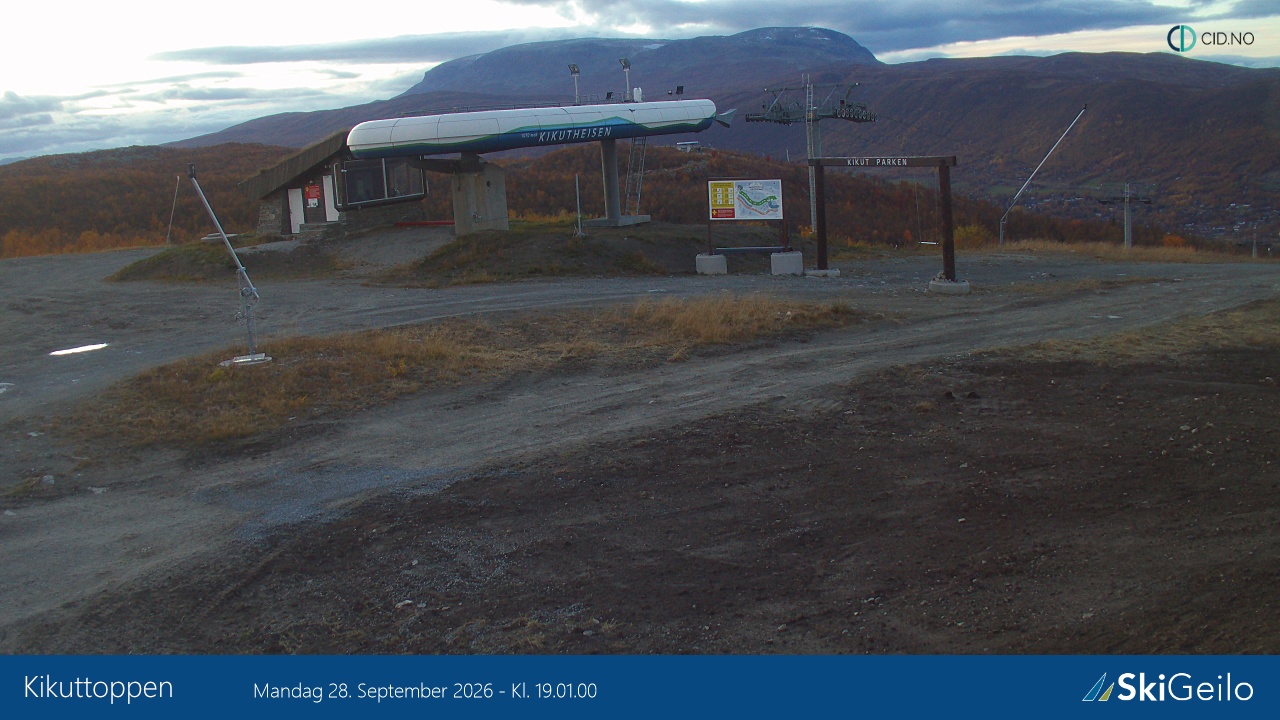 Geilo Geilo Timelapse snow cam captured at 28 September 2026 at 7:09 pm GMT+2
