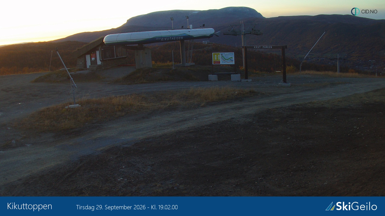 Geilo Geilo Timelapse snow cam captured at 29 September 2026 at 7:10 pm GMT+2
