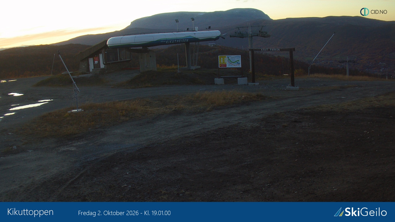 Geilo Geilo Timelapse snow cam captured at 2 October 2026 at 7:07 pm GMT+2
