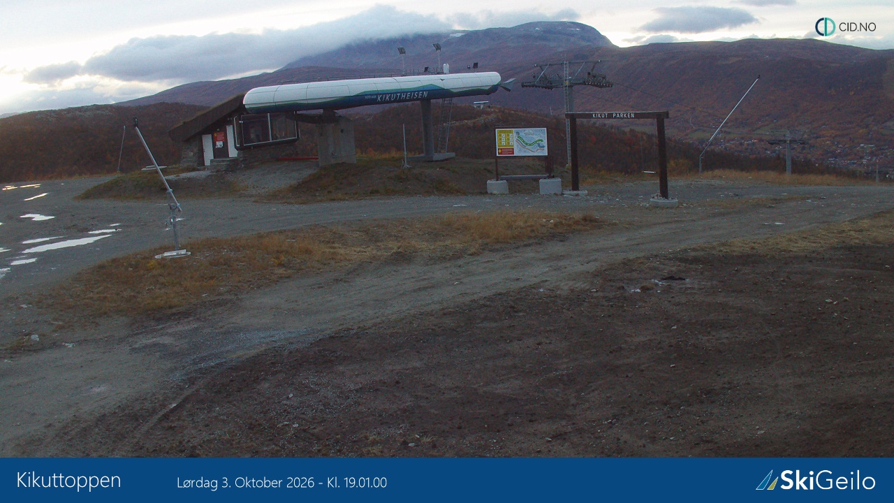 Geilo Geilo Timelapse snow cam captured at 3 October 2026 at 7:02 pm GMT+2