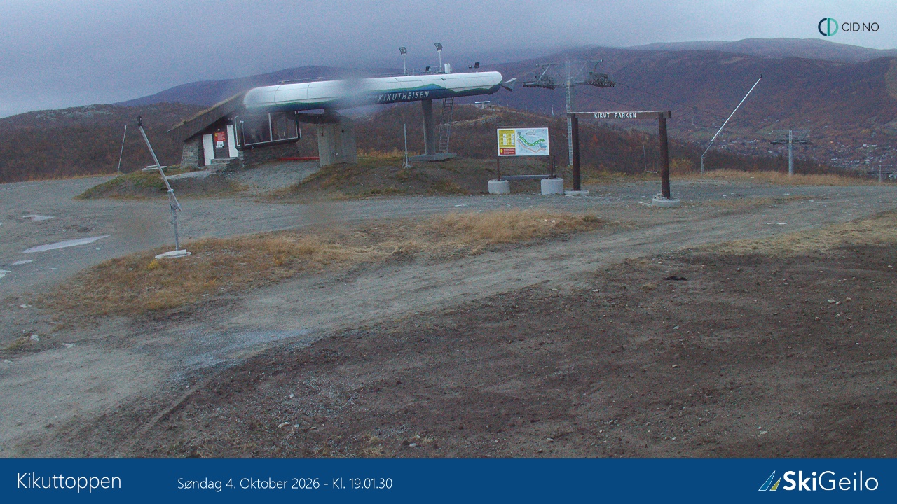 Geilo Geilo Timelapse snow cam captured at 4 October 2026 at 7:12 pm GMT+2