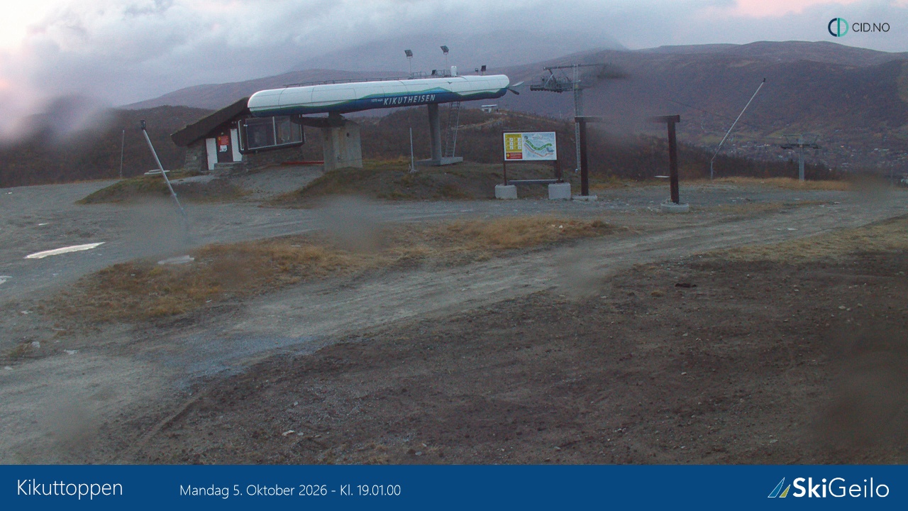 Geilo Geilo Timelapse snow cam captured at 5 October 2026 at 7:03 pm GMT+2