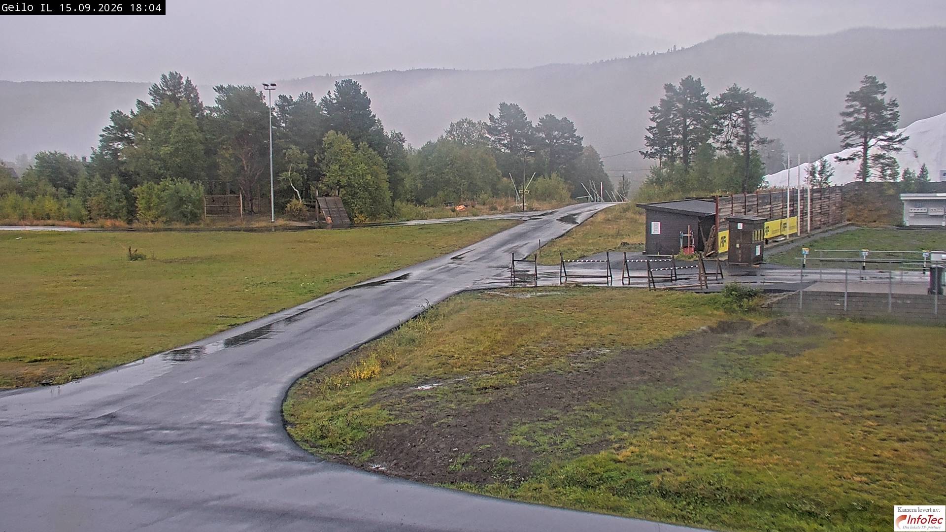 Geilo Geilo Stadium snow cam captured at 15 September 2026 at 6:14 pm GMT+2
