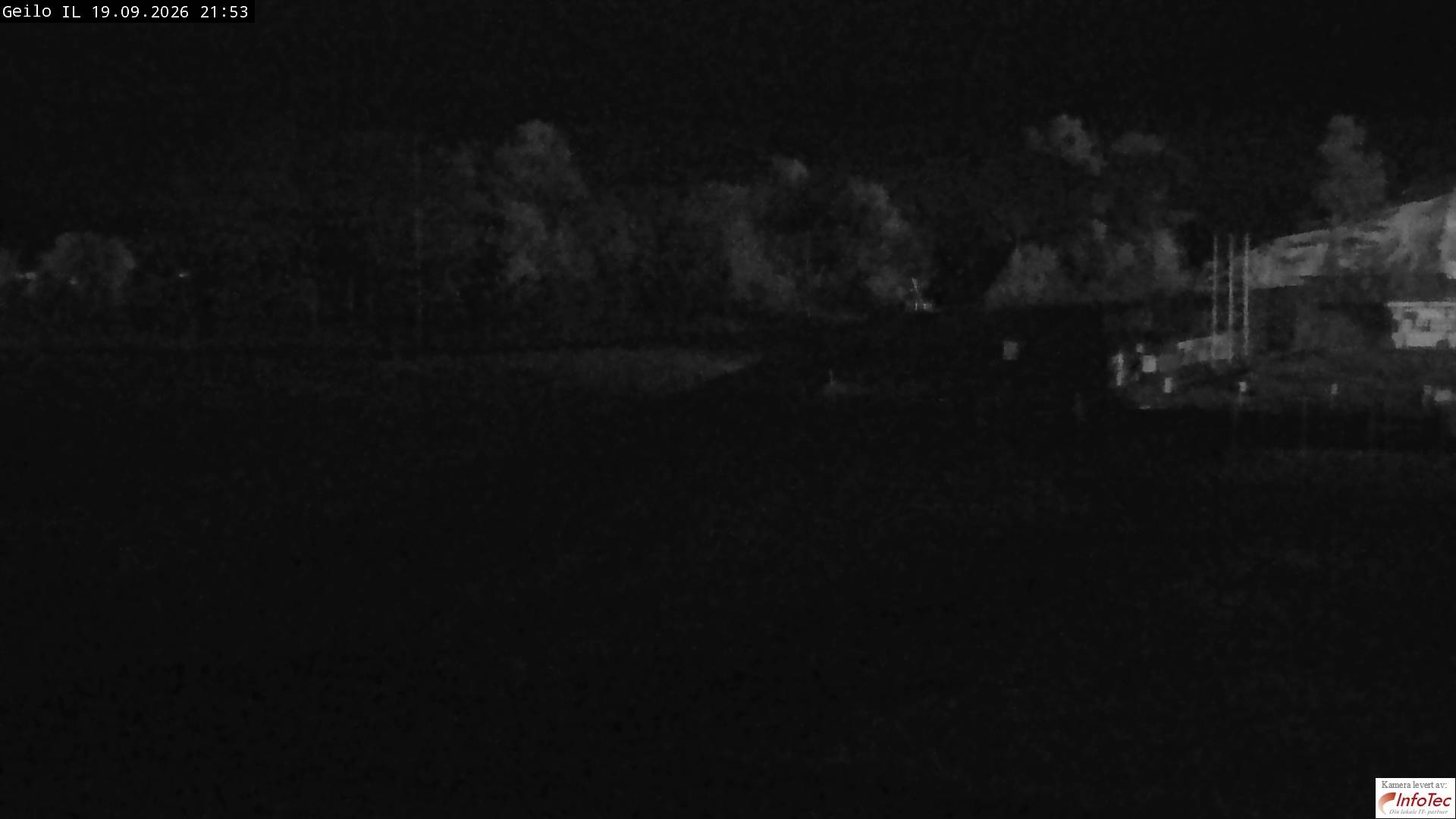 Geilo Geilo Stadium snow cam captured at 19 September 2026 at 9:55 pm GMT+2