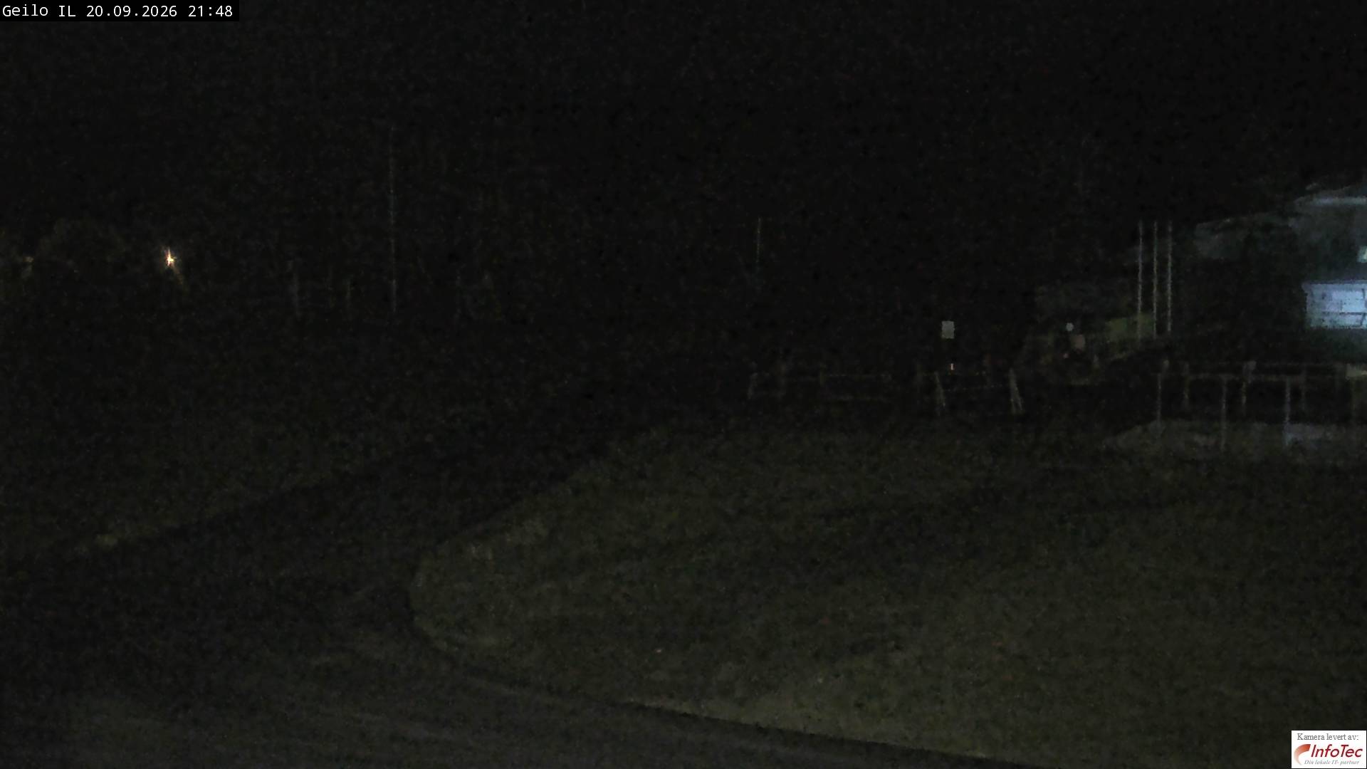 Geilo Geilo Stadium snow cam captured at 20 September 2026 at 9:52 pm GMT+2
