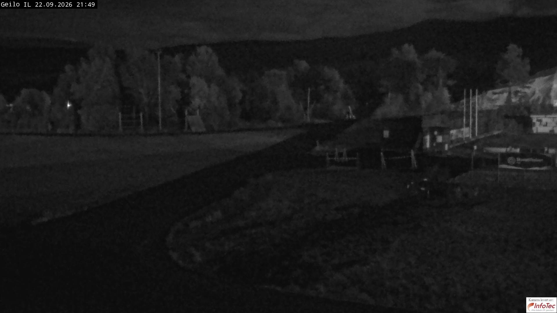 Geilo Geilo Stadium snow cam captured at 22 September 2026 at 9:53 pm GMT+2