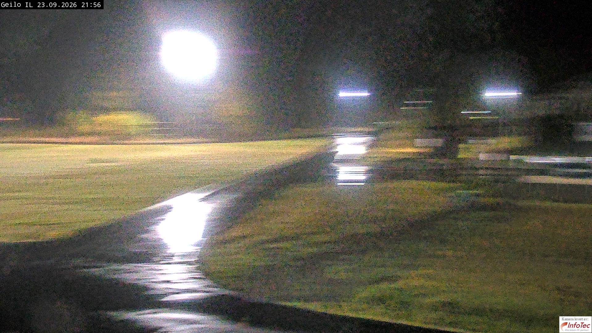Geilo Geilo Stadium snow cam captured at 23 September 2026 at 10:06 pm GMT+2