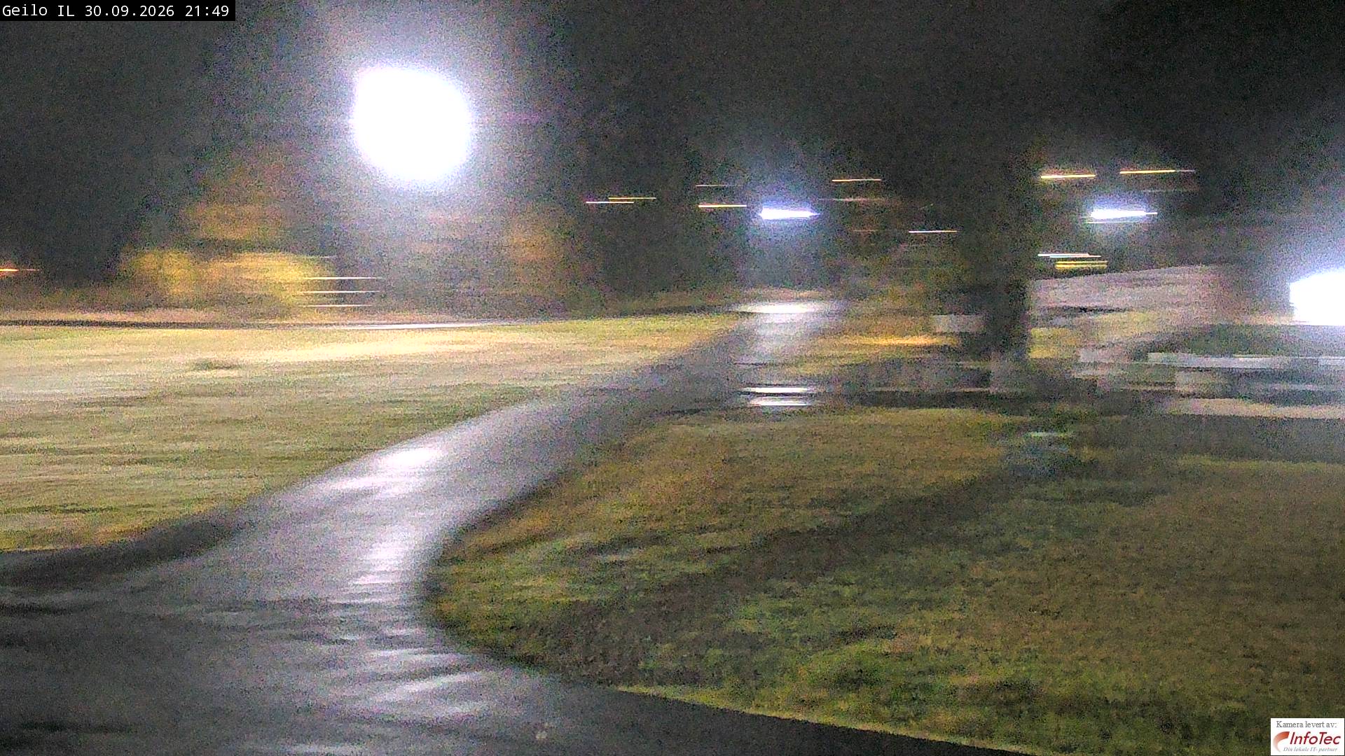 Geilo Geilo Stadium snow cam captured at 30 September 2026 at 10:00 pm GMT+2