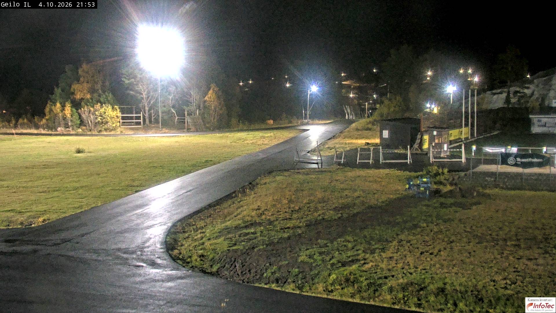 Geilo Geilo Stadium snow cam captured at 4 October 2026 at 9:54 pm GMT+2