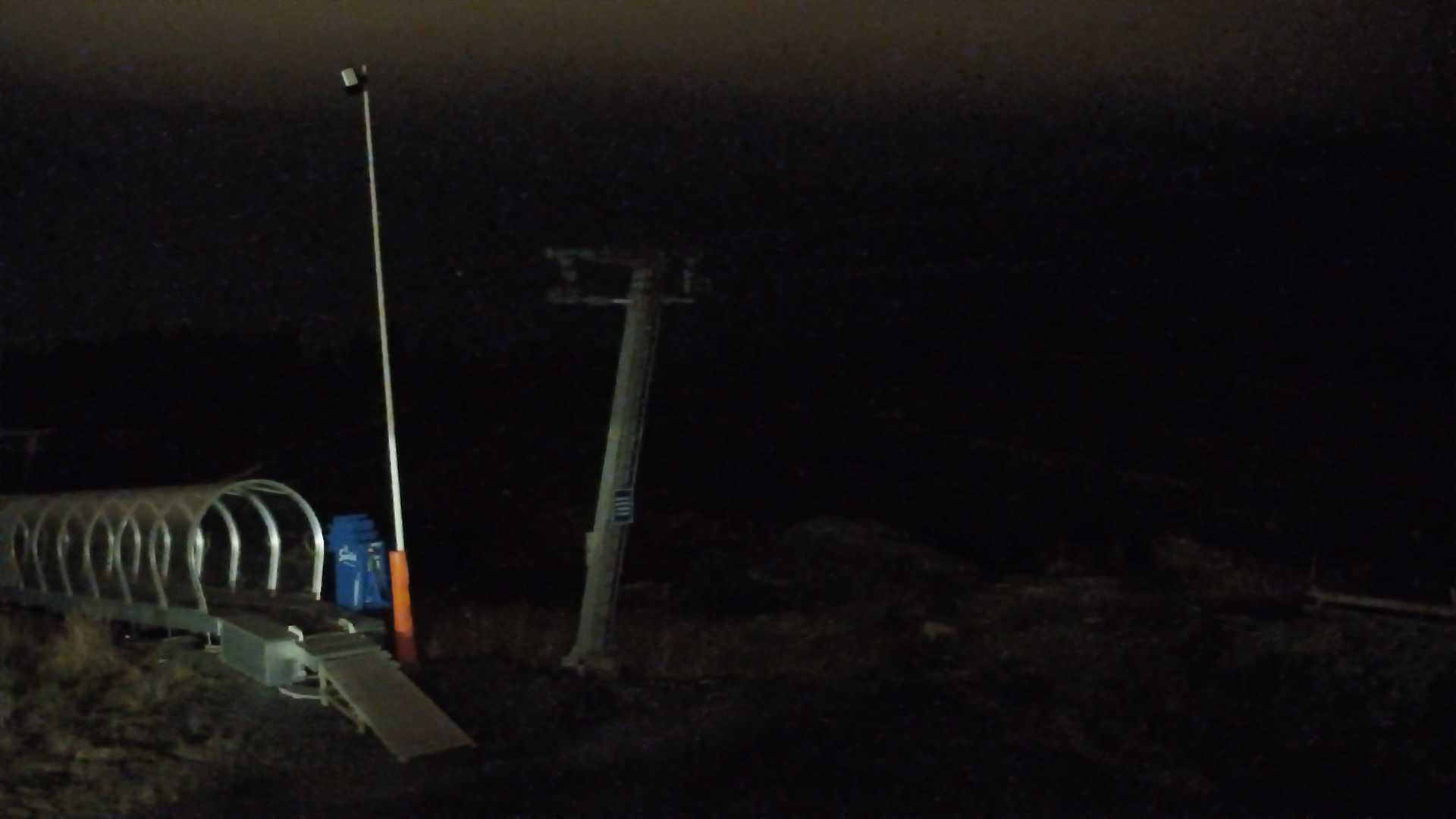 Voss Hangurstoppen snow cam captured at 14 September 2026 at 11:51 pm GMT+2
