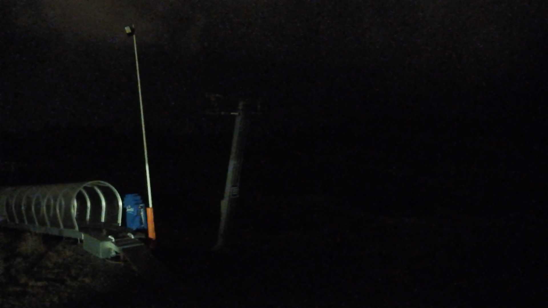 Voss Hangurstoppen snow cam captured at 19 September 2026 at 11:51 pm GMT+2
