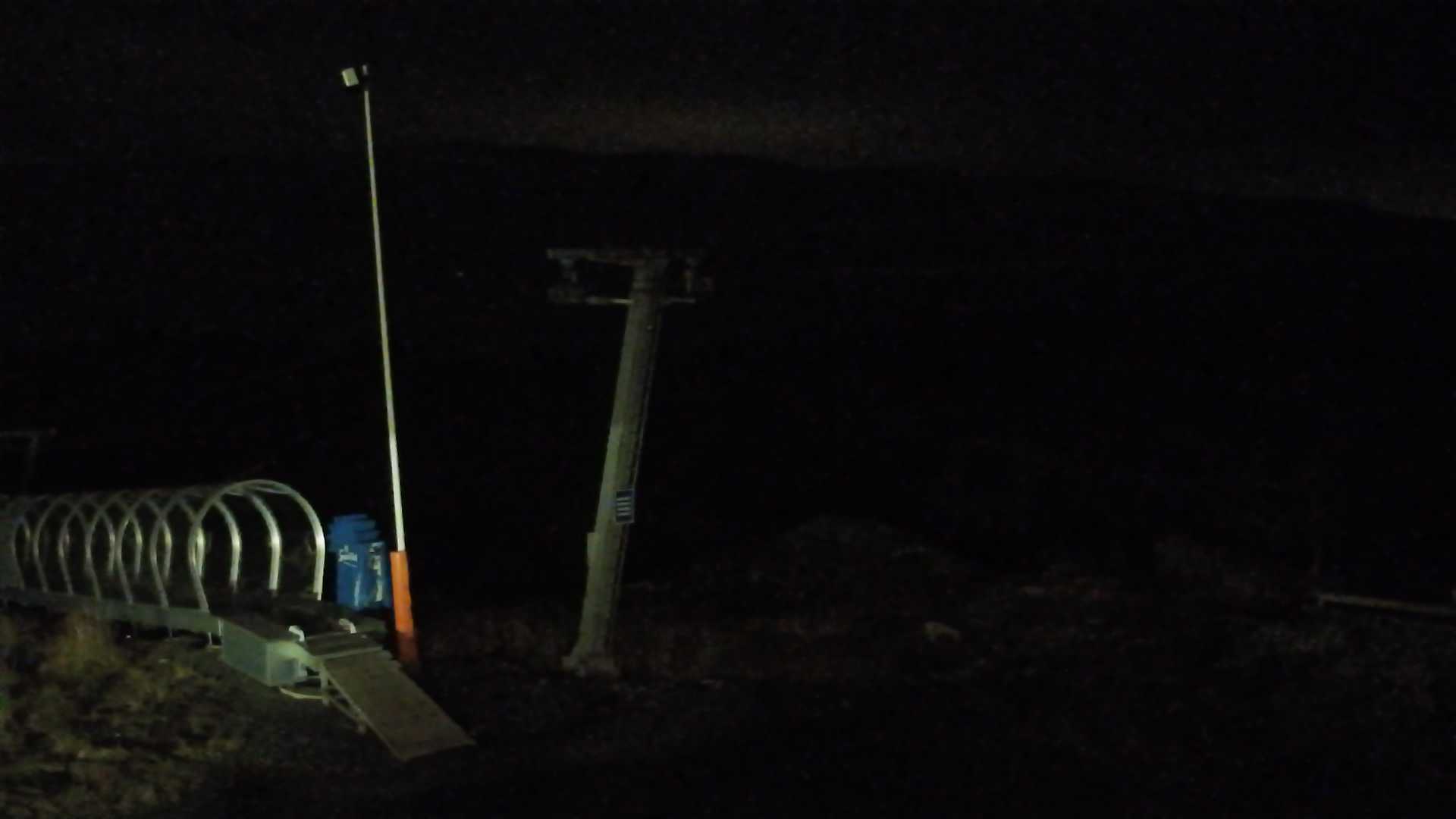 Voss Hangurstoppen snow cam captured at 21 September 2026 at 11:55 pm GMT+2