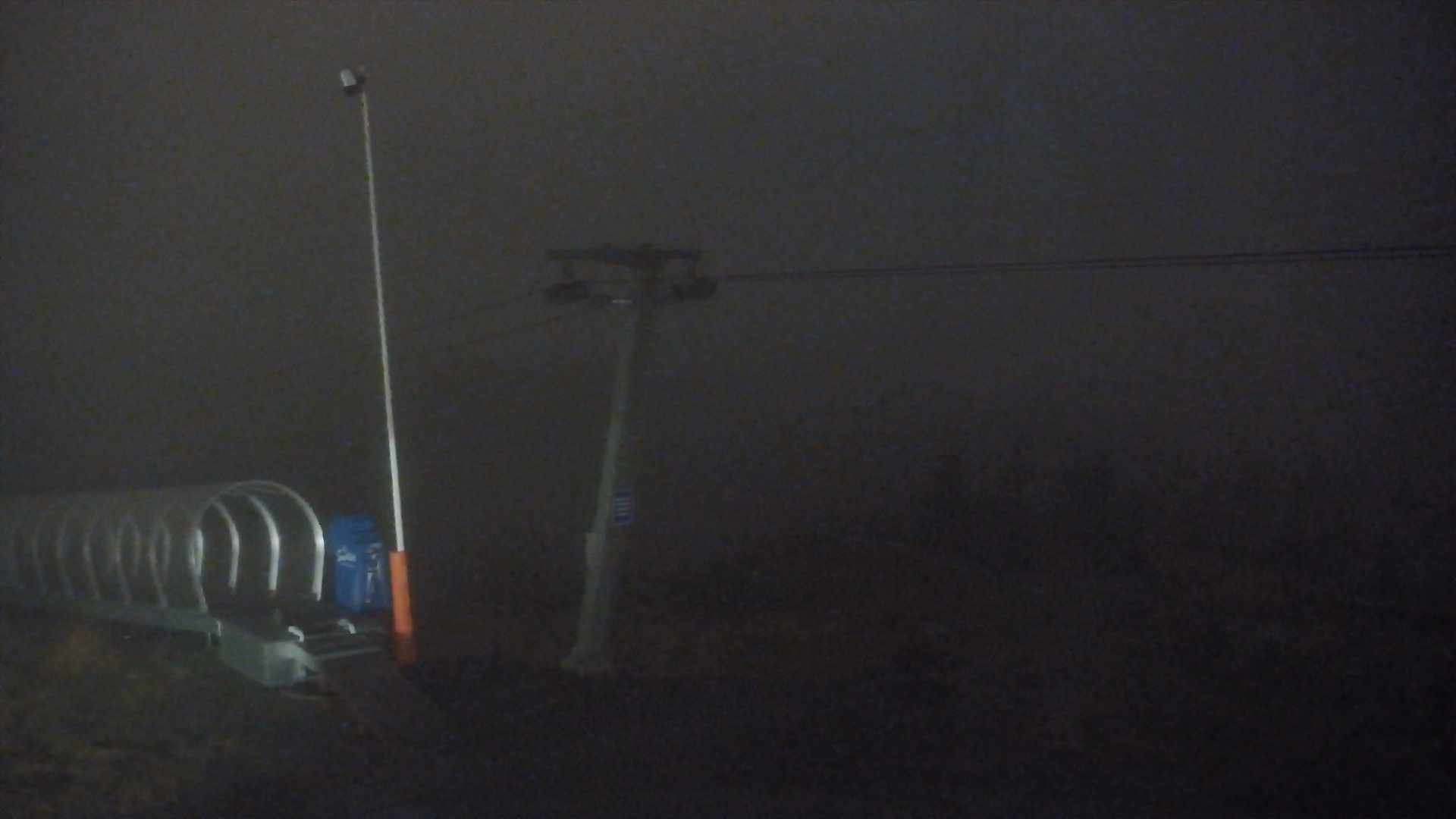 Voss Hangurstoppen snow cam captured at 23 September 2026 at 11:51 pm GMT+2
