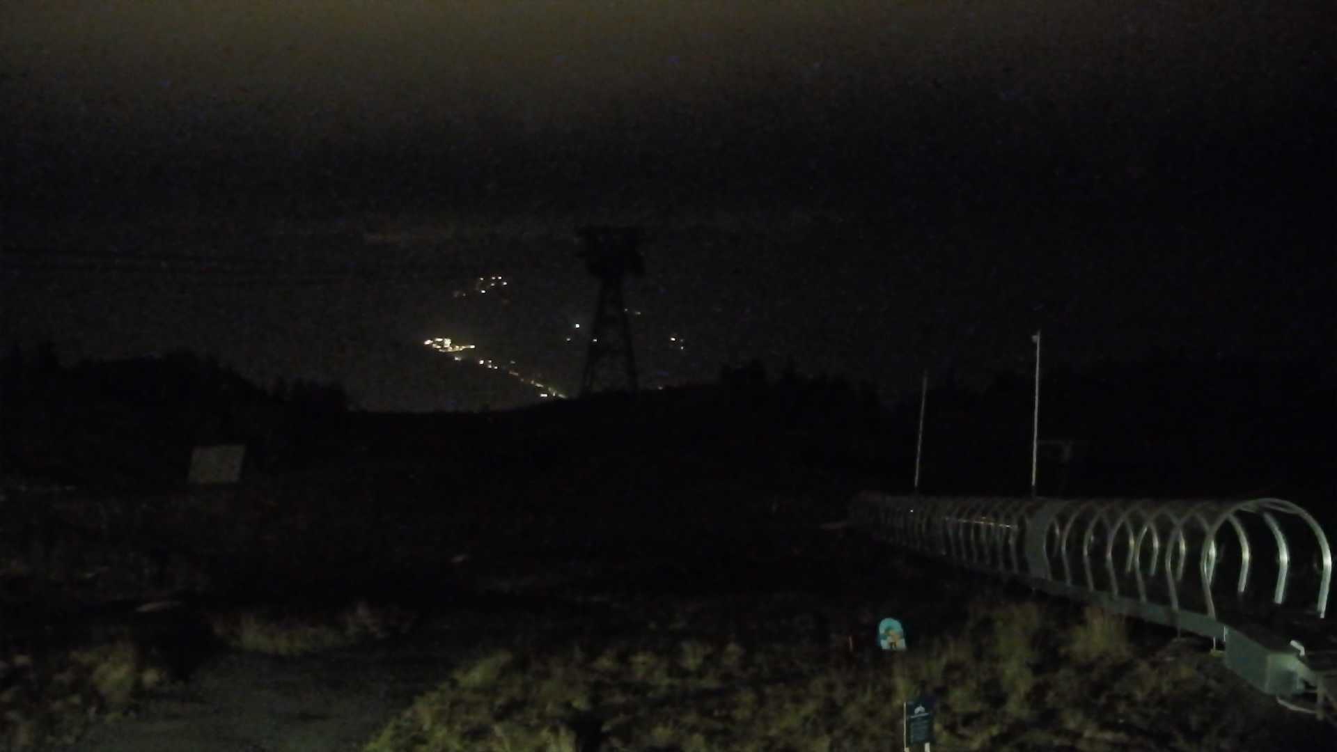 Voss Hanguren Panorama snow cam captured at 13 September 2026 at 11:51 pm GMT+2