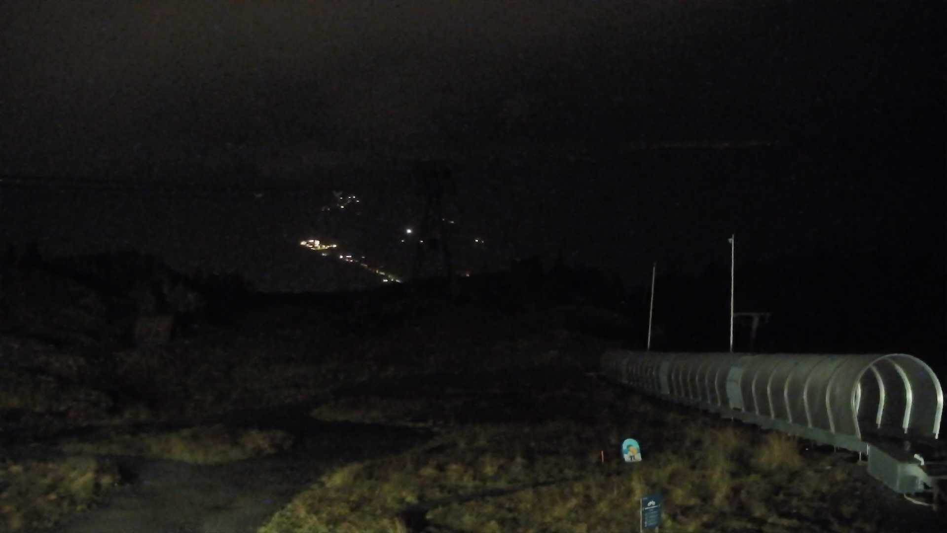 Voss Hanguren Panorama snow cam captured at 16 September 2026 at 11:54 pm GMT+2