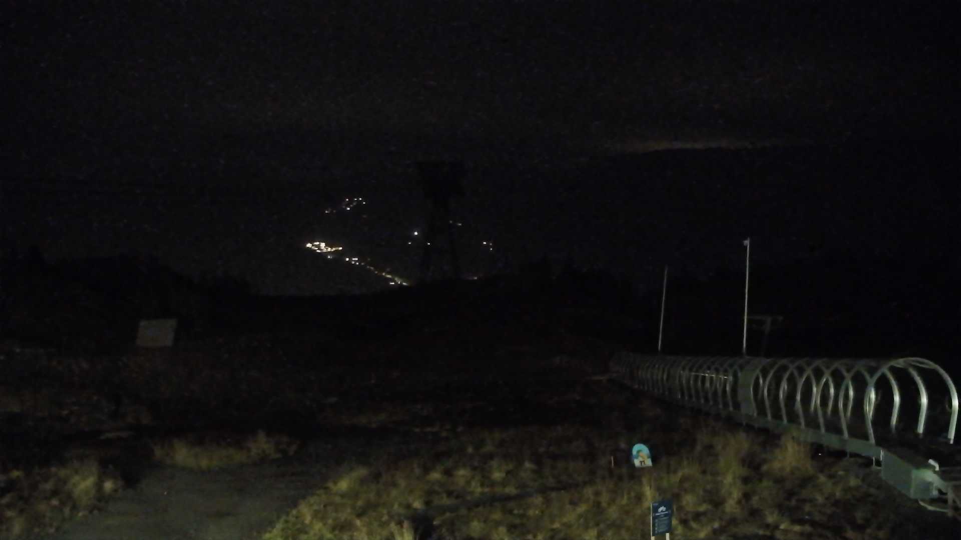 Voss Hanguren Panorama snow cam captured at 21 September 2026 at 11:55 pm GMT+2