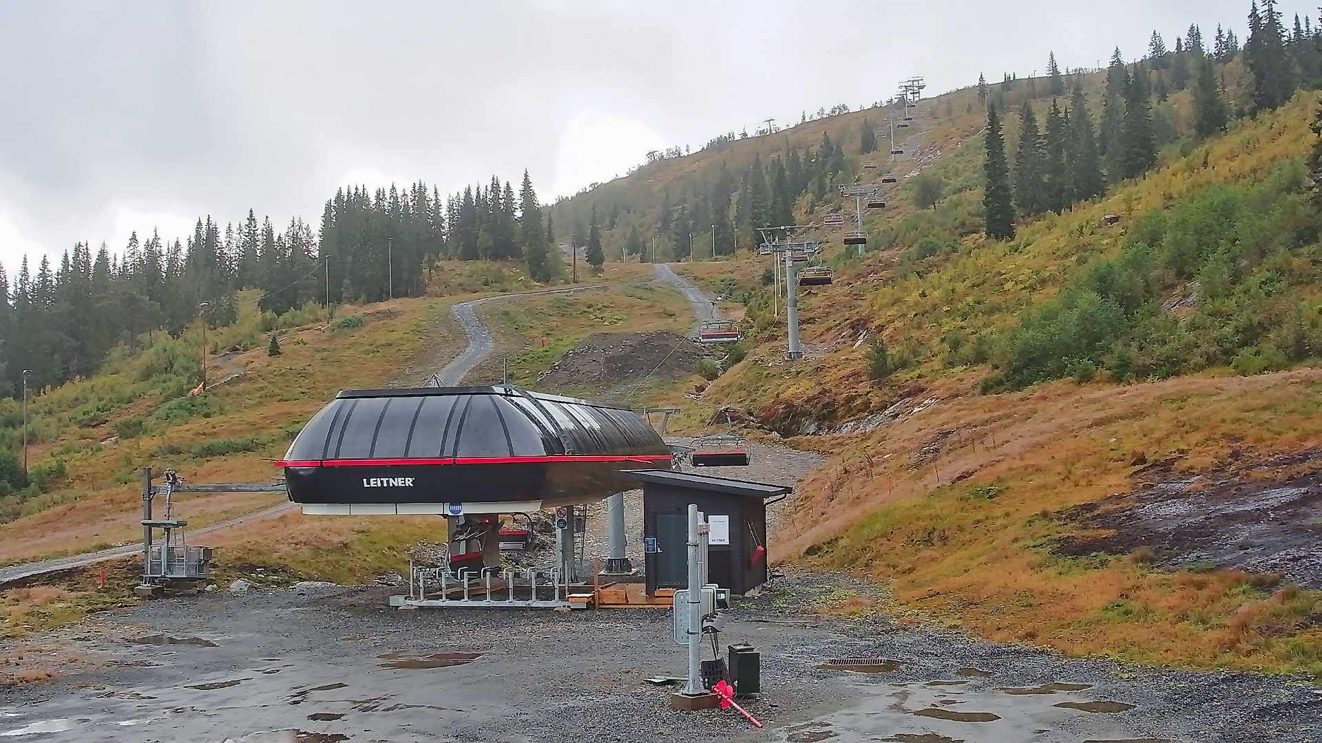 Voss Storastovo snow cam captured at 15 September 2026 at 6:11 pm GMT+2