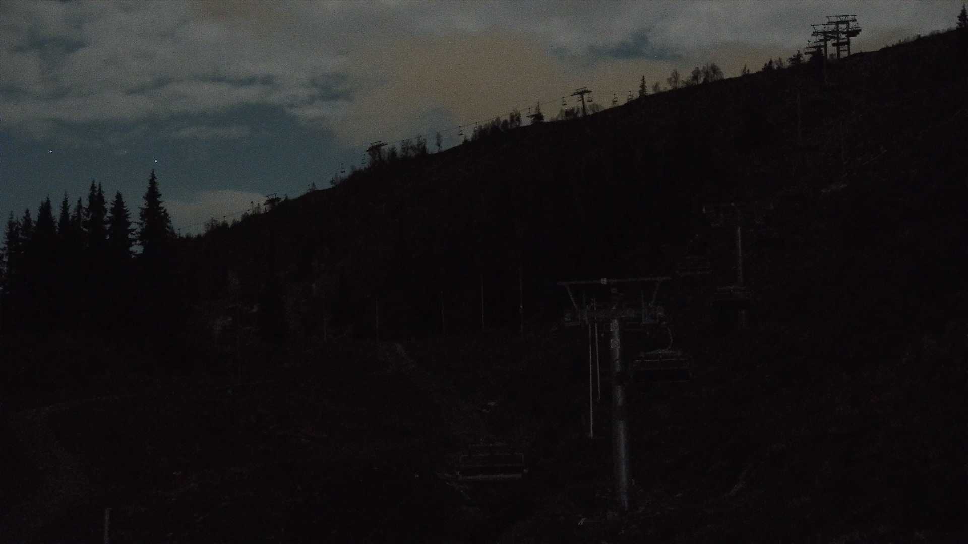 Voss Slettafjell Family Trail snow cam captured at 30 September 2026 at 5:16 am GMT+2