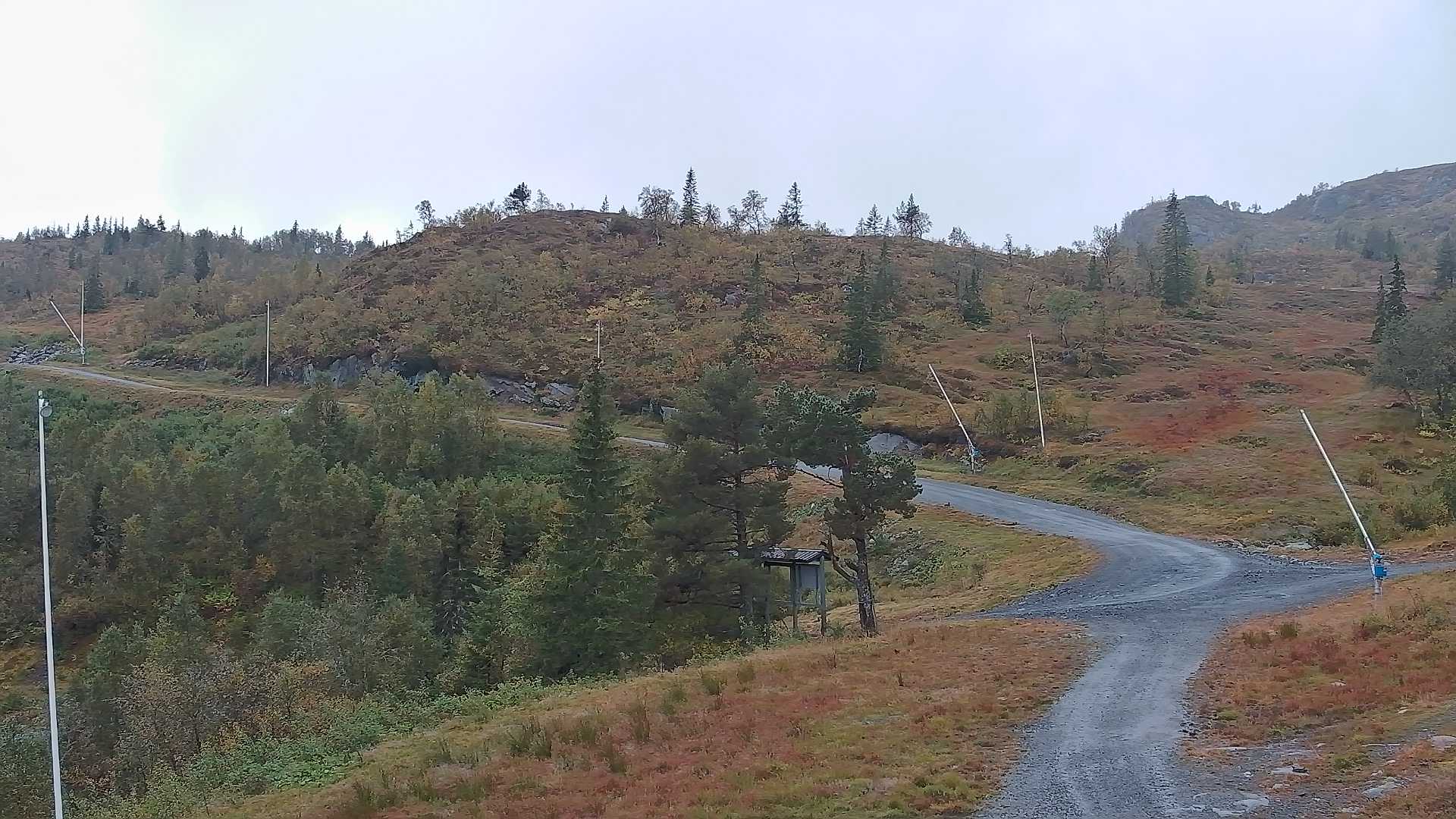 Voss Tråstøl Express snow cam captured at 15 September 2026 at 6:11 pm GMT+2