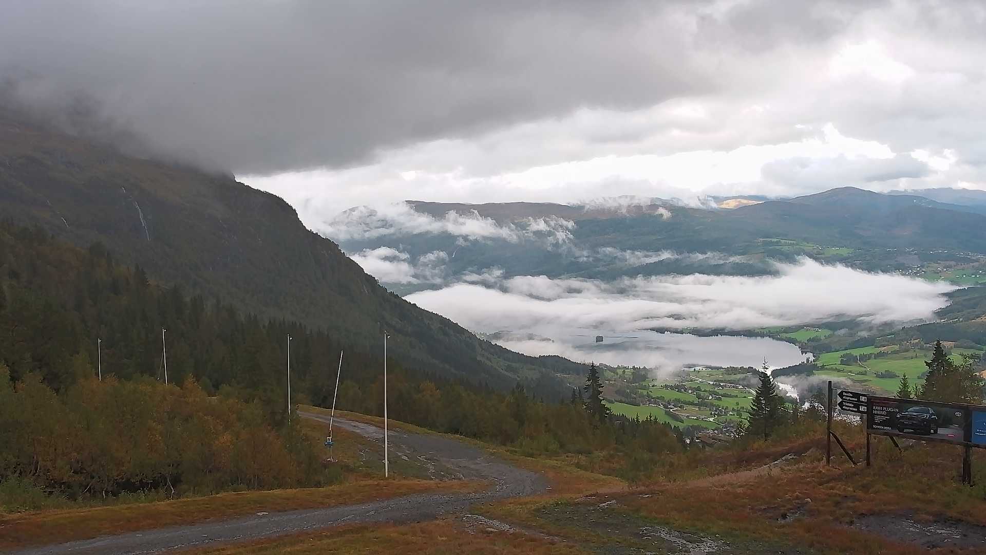 Voss Alphaparken snow cam captured at 15 September 2026 at 6:11 pm GMT+2