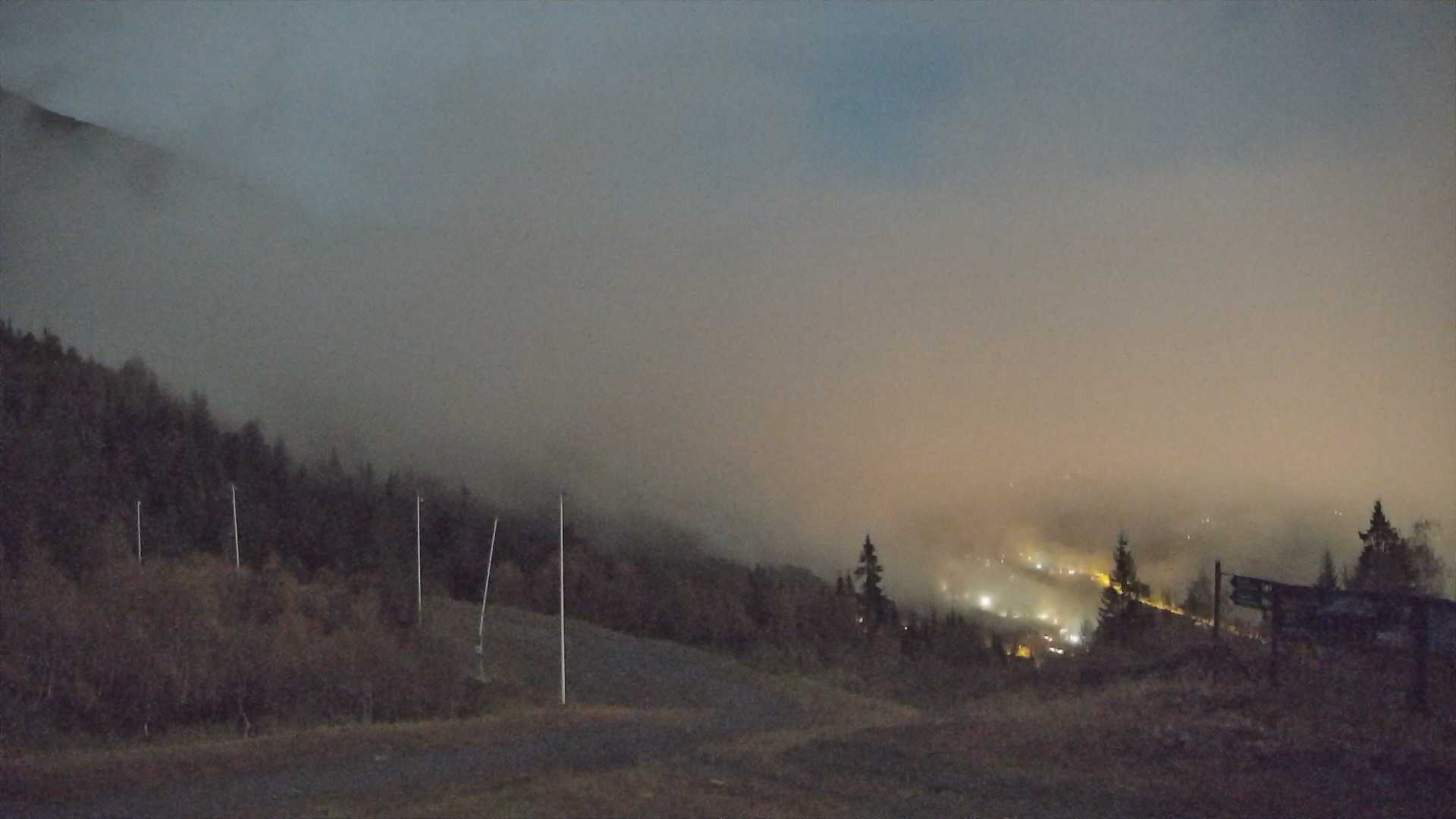 Voss Alphaparken snow cam captured at 25 September 2026 at 11:59 pm GMT+2