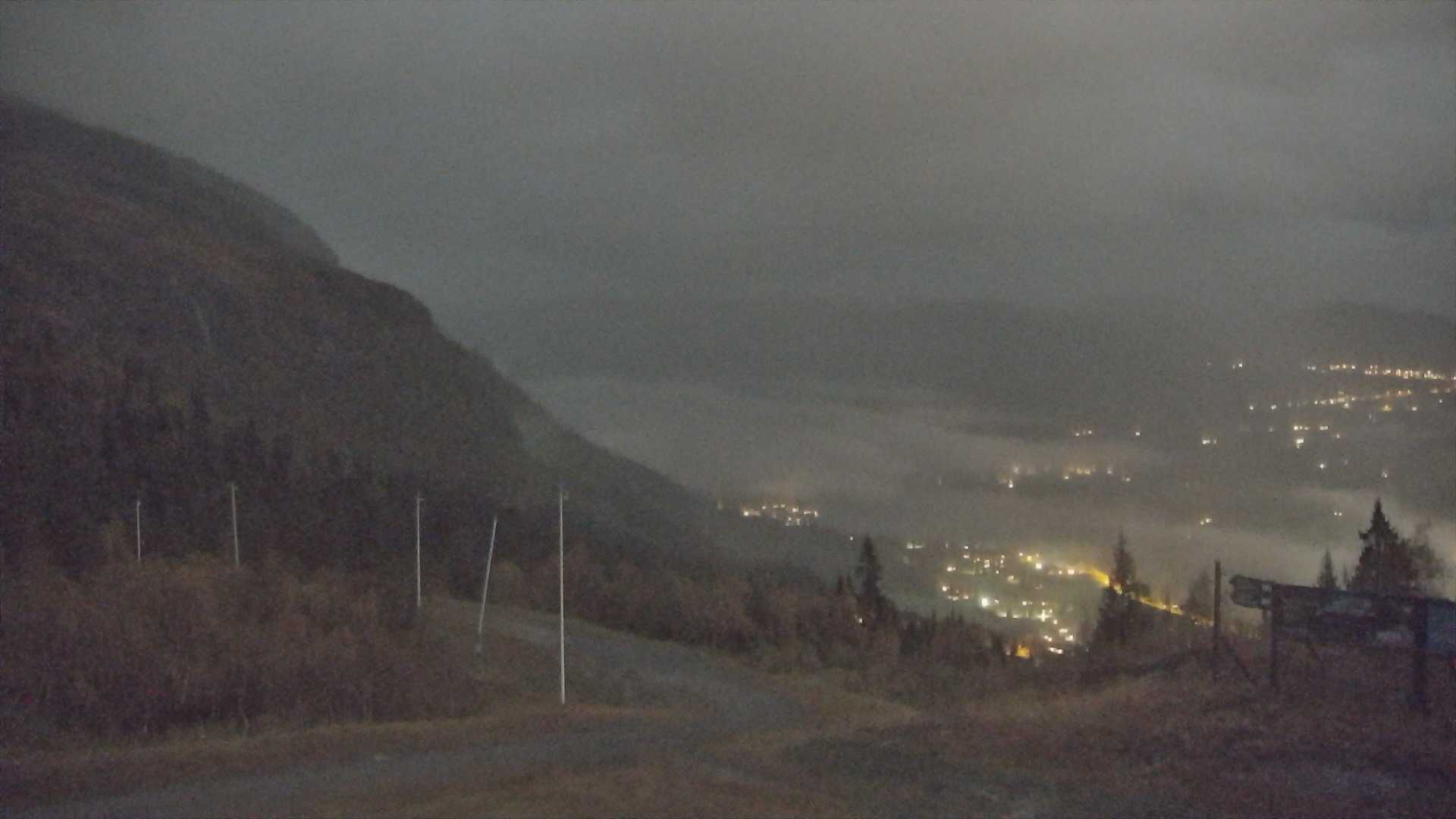 Voss Alphaparken snow cam captured at 26 September 2026 at 11:50 pm GMT+2