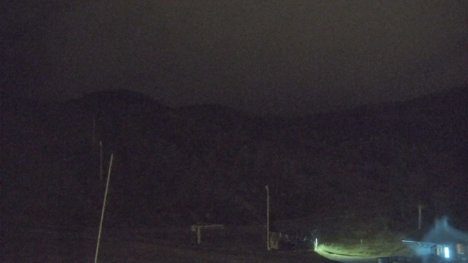 Voss Tråstølen snow cam captured at 18 September 2026 at 11:57 pm GMT+2