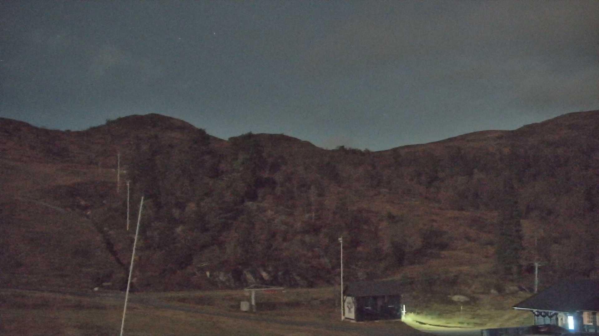 Voss Tråstølen snow cam captured at 24 September 2026 at 11:58 pm GMT+2